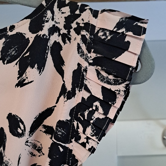 ELLE Pink & Black Floral Dress – Size Small - Picture 4 of 5